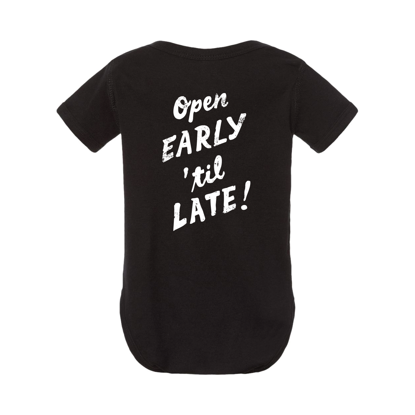THE SMITH OPEN EARLY TIL' LATE ONESIE